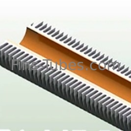 kupować DELLOK Węglowa stal spiralna kondensator Aluminiowa rurka wytłuszczona online manufacture
