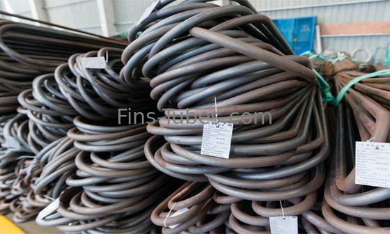 jakość  DELLOK Spiral Evaporator Carbon Steel SA210 U Bend Tube Exhaust Pipe fabryka