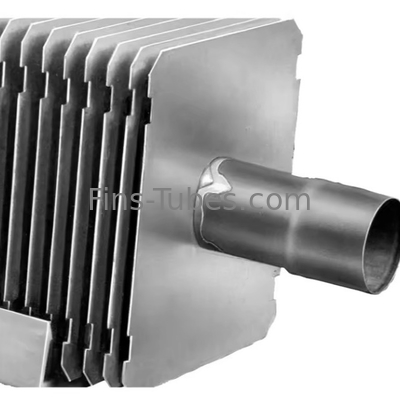 Zastosowane aluminiowe rury z płetwami z rurą 0,3-3 mm