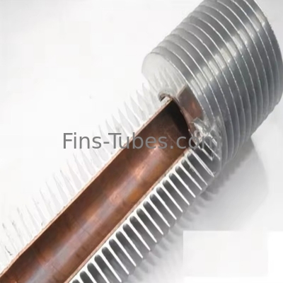 DELLOK Anodyzowana aluminiowa rurka o niskiej płetwie 0,5 mm Transfer ciepła ścienne 8-51 mm OD Custom Fins For Enhanced Cooling